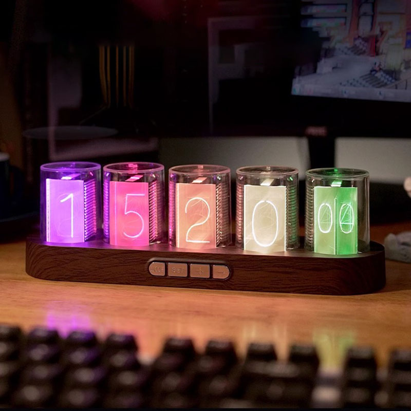 Diy Electronics Desk - Horloge à tubes électroniques DIY, créativité