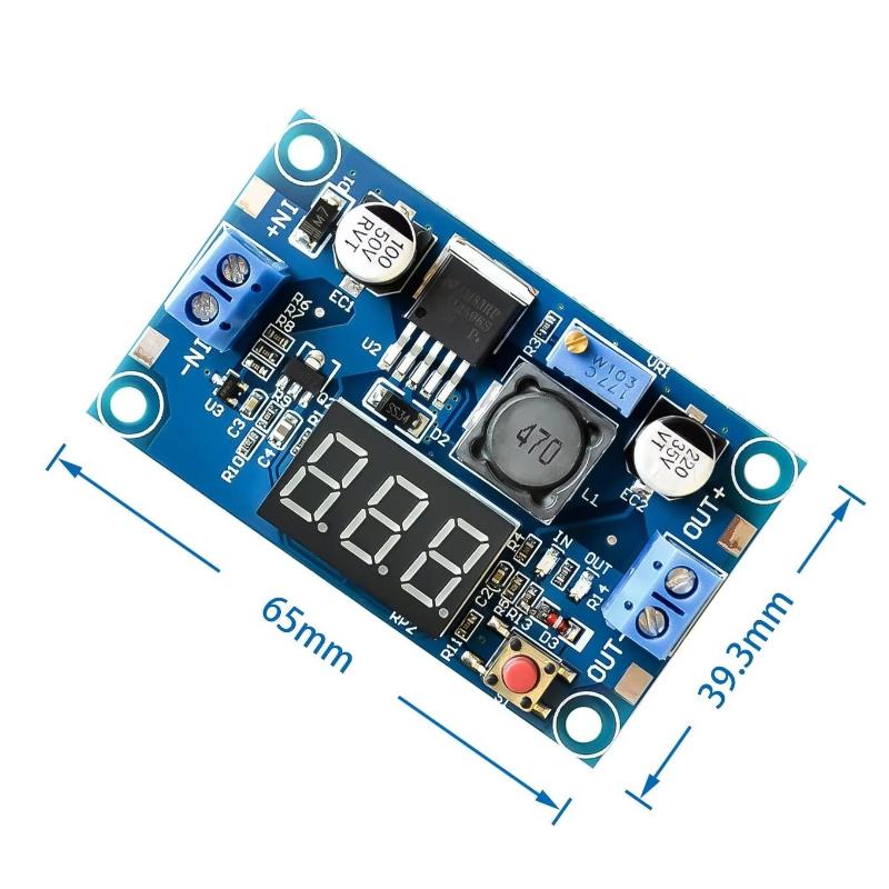 Diy Electronics - Module d'alimentation LM2596 avec affichage 3A