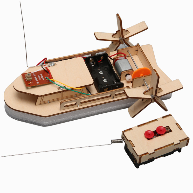 Diy Boat Electronics - Bateau RC en bois télécommandé pour
