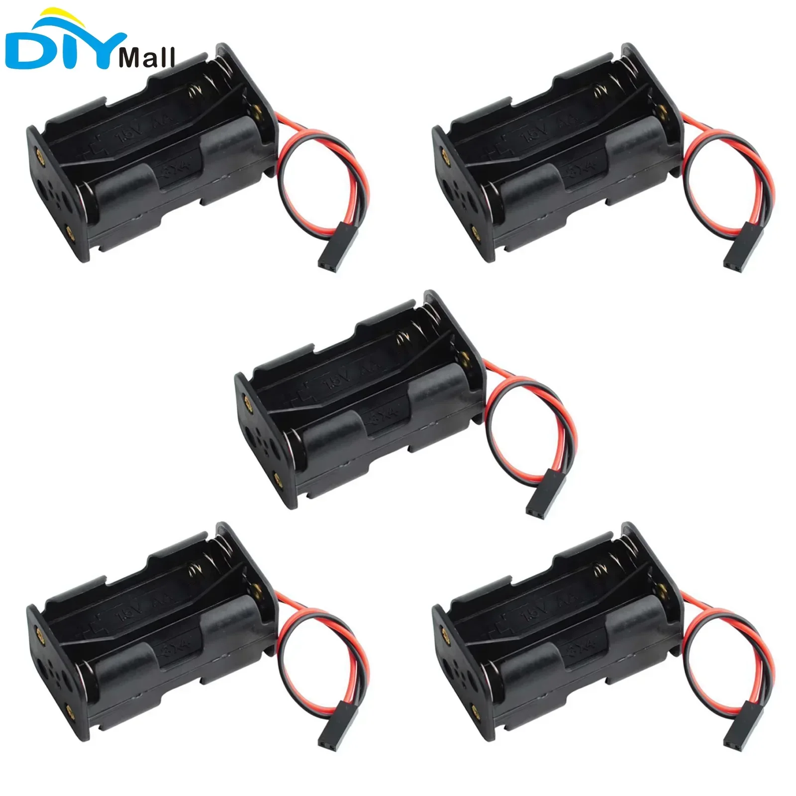 Diy Electronics Holder - Boîtier porte-piles AA (5 pièces) avec