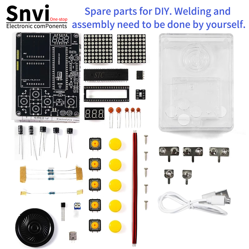 Diy Electronics Kits For Kids - Kit de console de jeu pixel