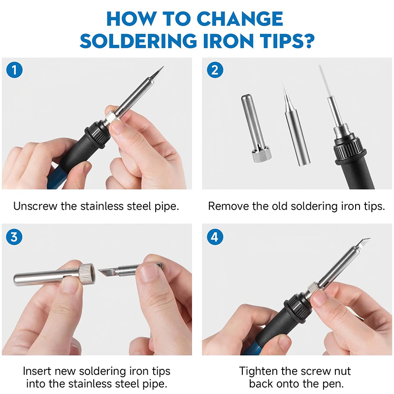 Fer à souder réglable en tempé - Diy Electronics Tools avis et prix