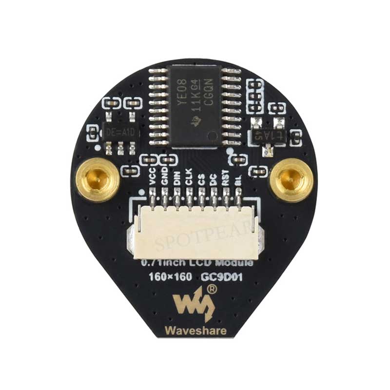 Waveshare-Écran LCD rond à dou - Diy Electronics Kits avis et prix